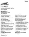 Faucet Stem, Fits Phoenix® and Other Faucets